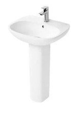 Ideal Standard Tesi 550mm 1TH Basin And Full Pedestal