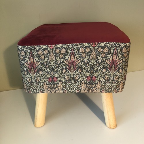 New square footstool - square, made