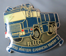 POLICE BADGE - 2000 Water Cannon MK2 R.U.C Lapel Pin Badge.