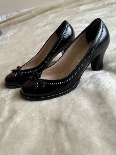 New black leather - shoes, women