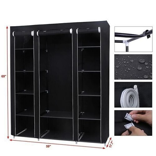 Portable clothes closet - clothes,