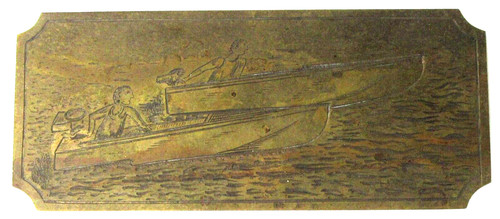 Circa 1910 engraved brass - 1910,