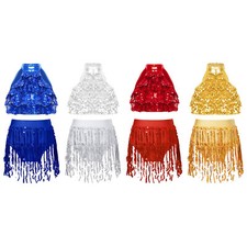 Kids Girls Dress Salsa Crop Top With Skirt Competition Vest And Skirts Samba