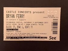 Bryan Ferry Ticket 2011