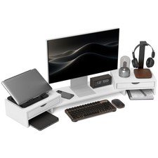 HOMCOM Dual Monitor Stand