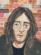 John Lennon Print of Painting