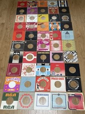 JOB LOT 50 7" RECORD ORIGINAL RECORD COMPANY SLEEVES EPIC RCA PYE CBS HMV GTO