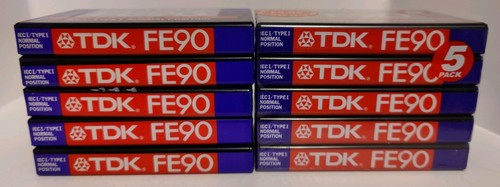 Tdk fe90 audio cassette - audio, tapes