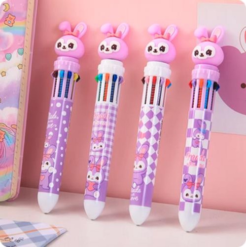 Novelty multi colour ballpoint - novelty, multi-colour