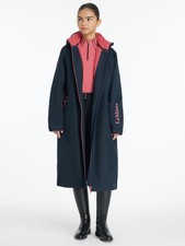 LeMieux Young Rider Hydroshield Robe Navy, Waterproof, Fleee Lining, Kids