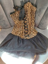 Ann Summers animal costume with tail and ears, never worn, size 10