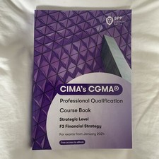 CIMA F3 Financial Strategy New Course Book BPP 