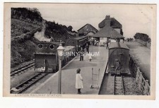DEVON, LYNTON, THE RAILWAY STATION, STEAM TRAIN