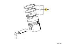 Bmw E21 E30 E28 Piston Ring