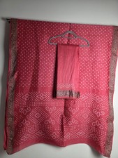Ladies Bandhani Pink Indian
