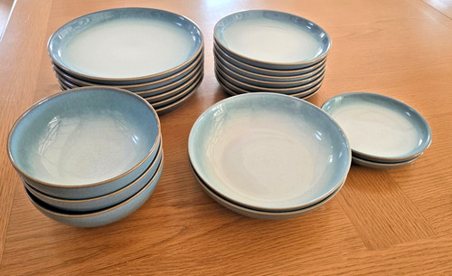 Denby coastal haze tableware - denby,