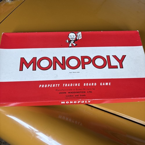Vintage monopoly board - game,