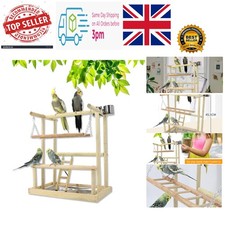 Parrot Playstand Wood Play