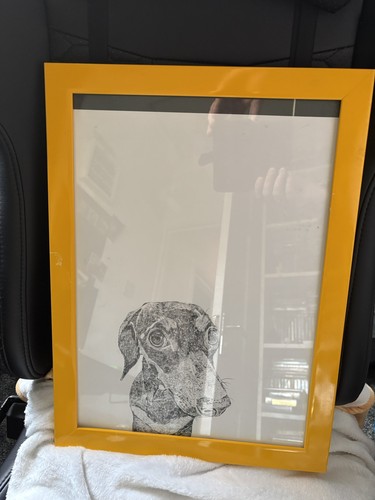 Hand drawn dog - hand,