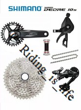 SHIMANO Deore 1X10 10-Speed MTB Groupset M5100 Cranks W/M4100 Kits 32T/170MM 42T