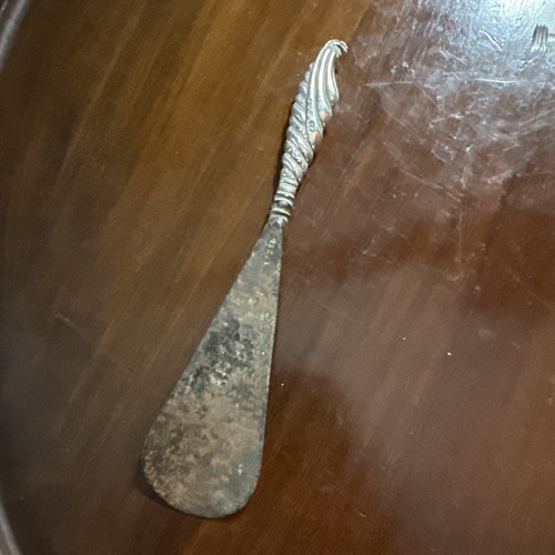 Antique sterling silver shoe - antique,
