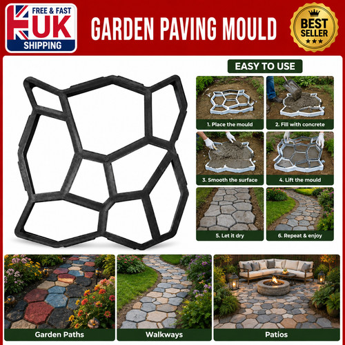 Garden paving mould - paving,