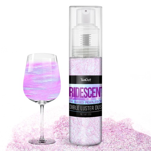 Iridescent edible glitter - edible,