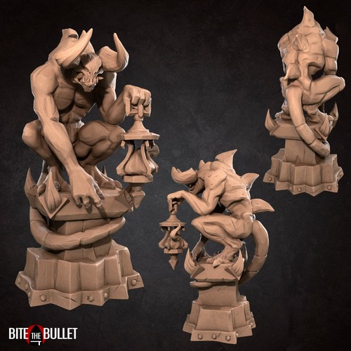 Gargoyle rock statue scenery - gargoyle,