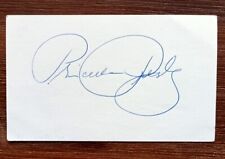 Priscilla Presley "Naked Gun" Personally Signed Card AFTAL #216 COA