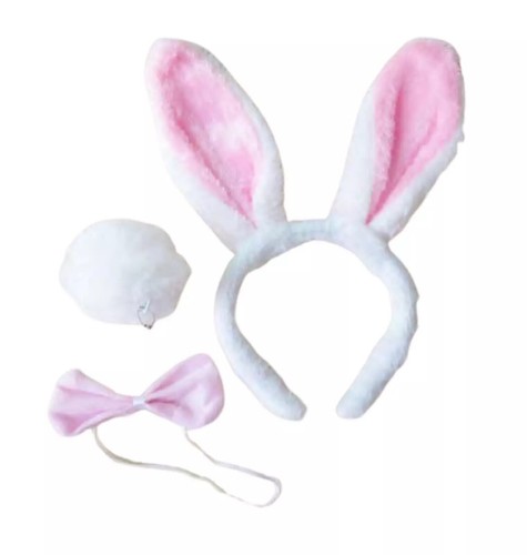 3pc bunny rabbit set headband - 3pc,