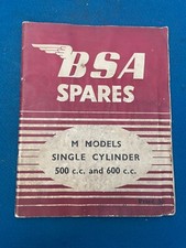 BSA M MODEL MOTORCYCLE PARTS