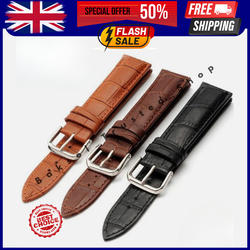 Mens genuine leather watch - mens,
