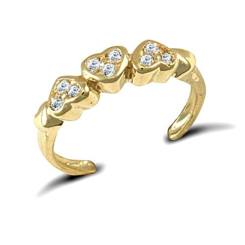 Toe ring 9ct yellow - yellow, gold