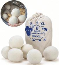 6 X Dryer Balls & Bag 100%