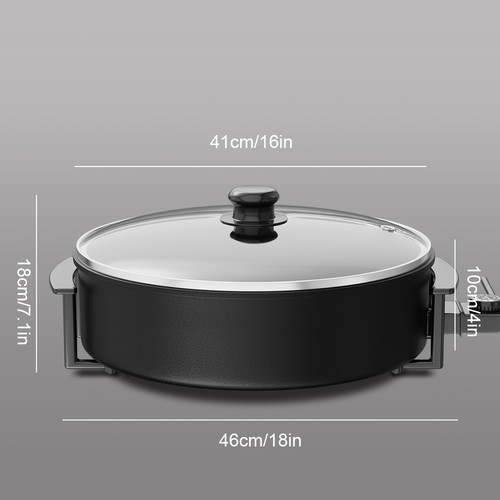 Large electric frying pan - large,