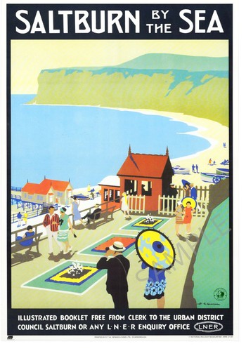 Vintage railway poster - vintage,