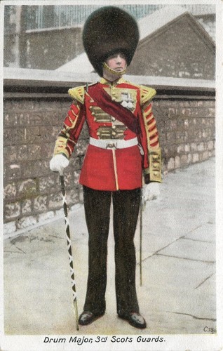 3rd scots guards drum major - 3rd,