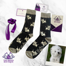 WEST HIGHLAND TERRIER SOCKS x