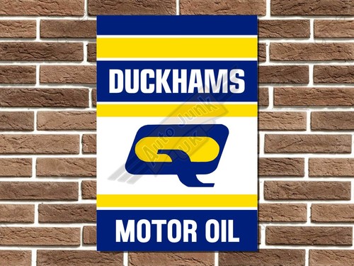 Duckhams motor oil metal sign - motor,
