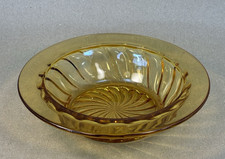 Bagley Art Deco Amber Glass