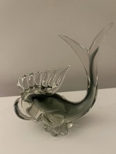 Vintage Heavy Clear Glass With