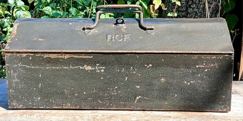 Vintage rcf metal toolbox - vintage,