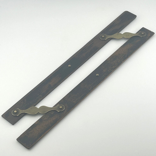 Antique wood brass - &,