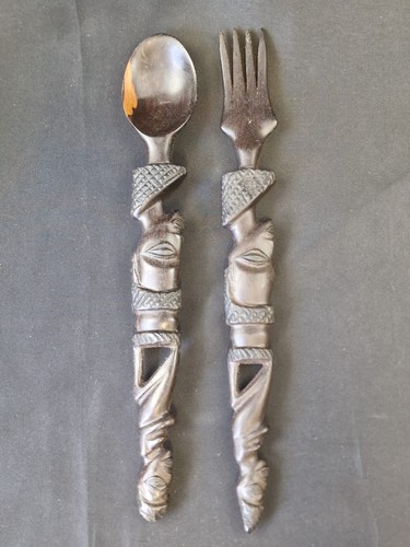 Hand carved wooden salad - hand-carved,