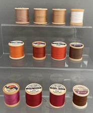 USED SYLKO THREAD PLASTIC COTTON REELS ASSORTED COLOURS STOCK REF SCRS/11/0925/2