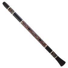 World Rhythm Didgeridoo, Hand Painted Australian Aboriginal Didge, Earth Design