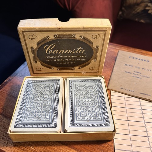 Vintage canasta card - game, de