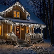 2000 LED White Snowing Icicle