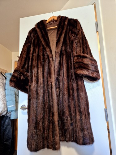 Real mink sable fur - real, coat