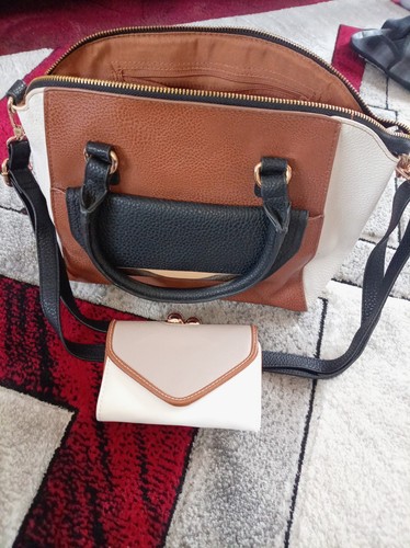 Colourblock faux leather - f&f,